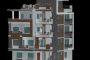 طرح سازه آپارتمانی 5 طبقه به صورت سه بعدی 