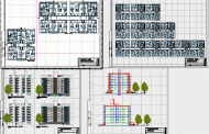 پروژه مجتمع مسکونی 6 طبقه