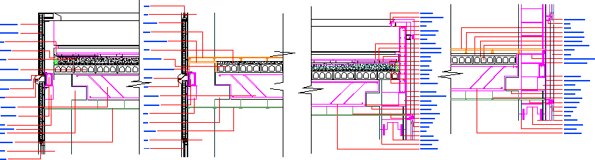 جزئیات پانل های نوع Alucobond و پنجره های آلومینیومی در ساختمان اداری