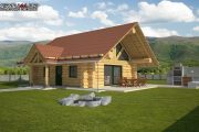 طرح خانه چوبی ویلایی(SKP)