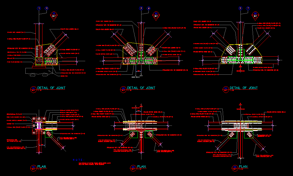 جزئیات سازه ای اتصالات پل فولادی 