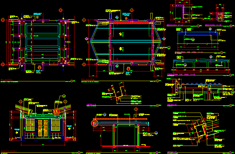 جزئیات سازه ای لابی - سازه فولادی