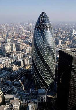 برج تجاری اداری سوییس در لندن- فاستر 