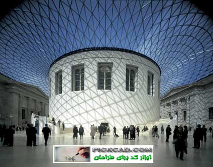 فضای داخلی موزه بریتانیا- فاستر