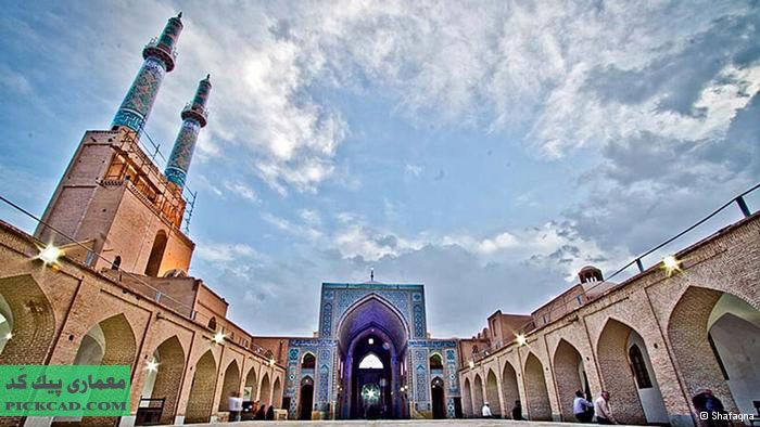مقاله بررسی توپی های گچی ته آجری با رویکرد به مسجد جامع یزد