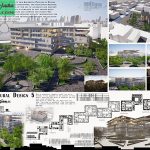 پروژه معماری مجتمع مسکونی مدرن شامل پلان و فایل ۳ds Max و پوستر
