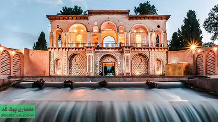 دانلود پروژه باغ شاهزاده ماهان کرمان تزينات وابسته به معماری