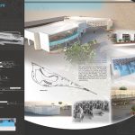 پروژه کافه کتاب شامل پلان های معماری و 3 شیت بندی