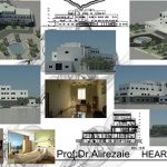 پروژه طراحی معماری بیمارستان قلب شامل پلان های اتوکدی و رساله Word