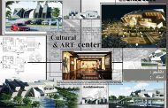 پروژه مرکز فرهنگی هنری ، شامل پلان ، رندر ، شیت بندی ، حجم و طرح ماکت