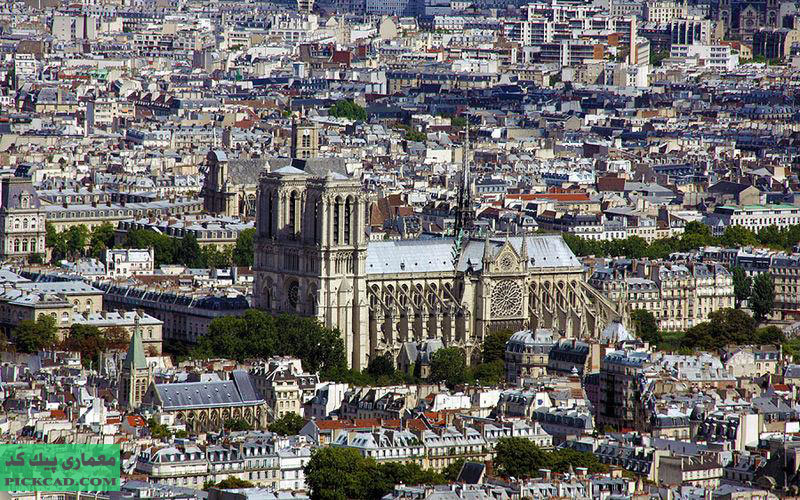 کلیسای نوتردام/ پاریس/ 1163-1250 م/ Cathédrale Notre-Dame